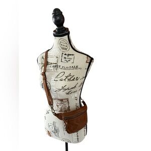 Sundance Wilder Ridge Belt/Crossbody Bag  • Brown Italian Leather